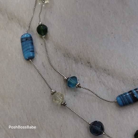 𝙇𝙞𝙖 𝙎𝙤𝙥𝙝𝙞𝙖 𝘿𝙤𝙪𝙗𝙡𝙚 𝙎𝙩𝙧𝙖𝙣𝙙 𝘽𝙡𝙪𝙚 𝙂𝙧𝙚𝙚𝙣 𝘾𝙡𝙚𝙖𝙧 - Picture 3 of 7